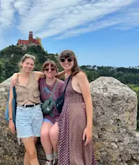 Hiking and castle-spotting in Sintra, Portugal.
