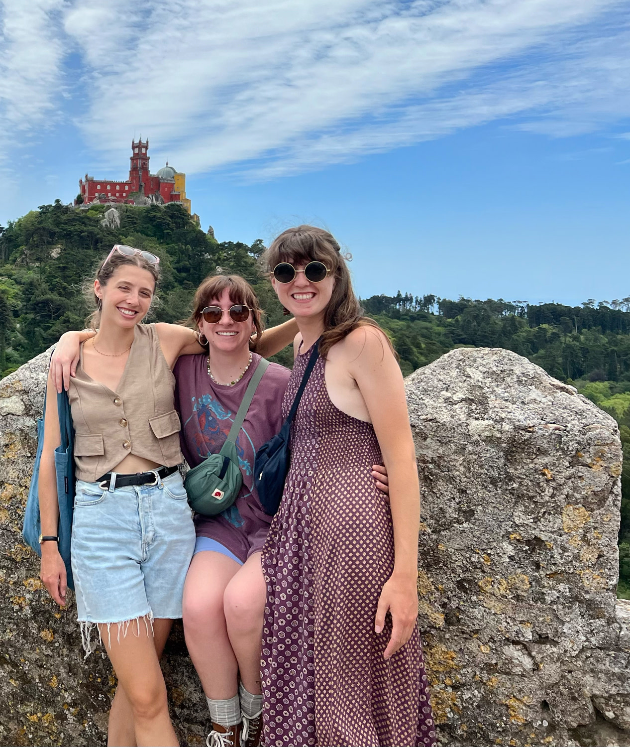 Hiking and castle-spotting in Sintra, Portugal.