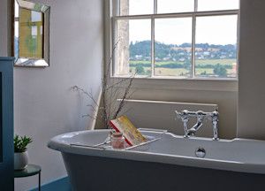 Bathtub in guest room