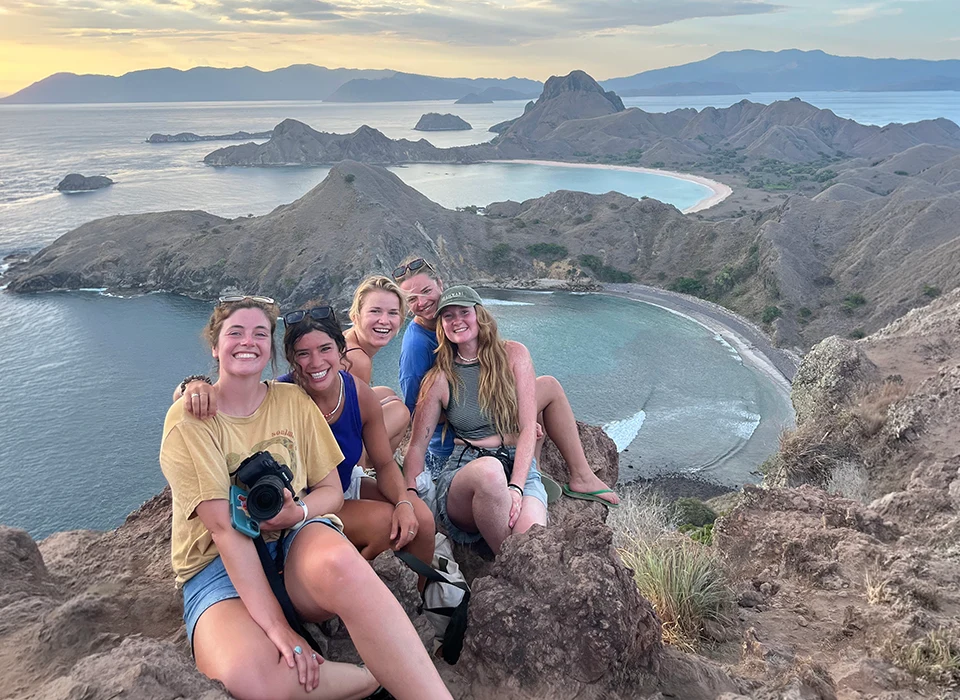 Exploring the Komodo Islands in Indonesia.