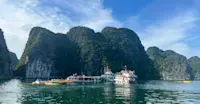 Sailing through limestone dreams, Hạ Long Bay, Vietnam.