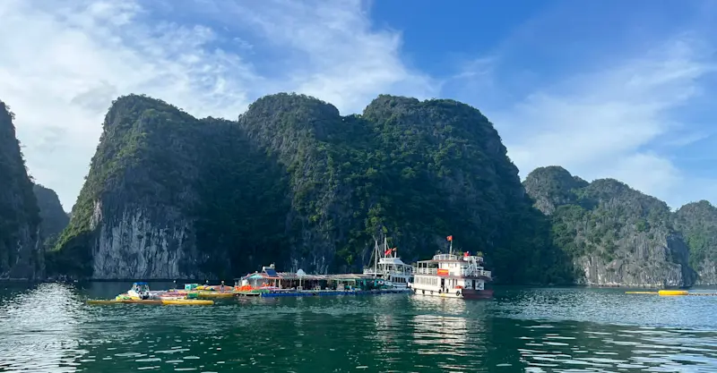 Sailing through limestone dreams, Hạ Long Bay, Vietnam.