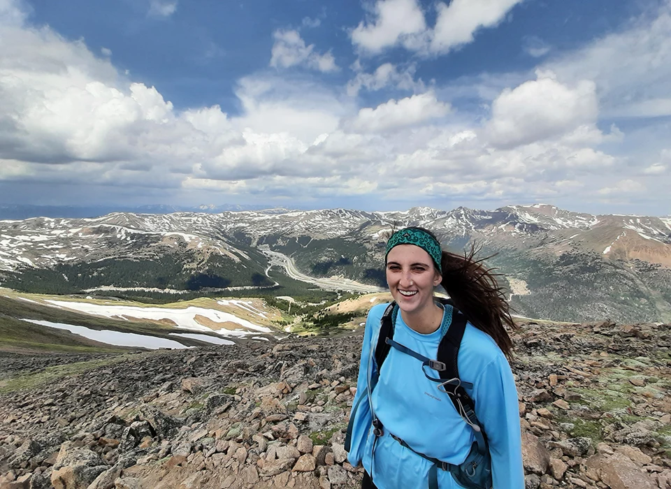 Summit of Mount Sniktau in Colorado. 