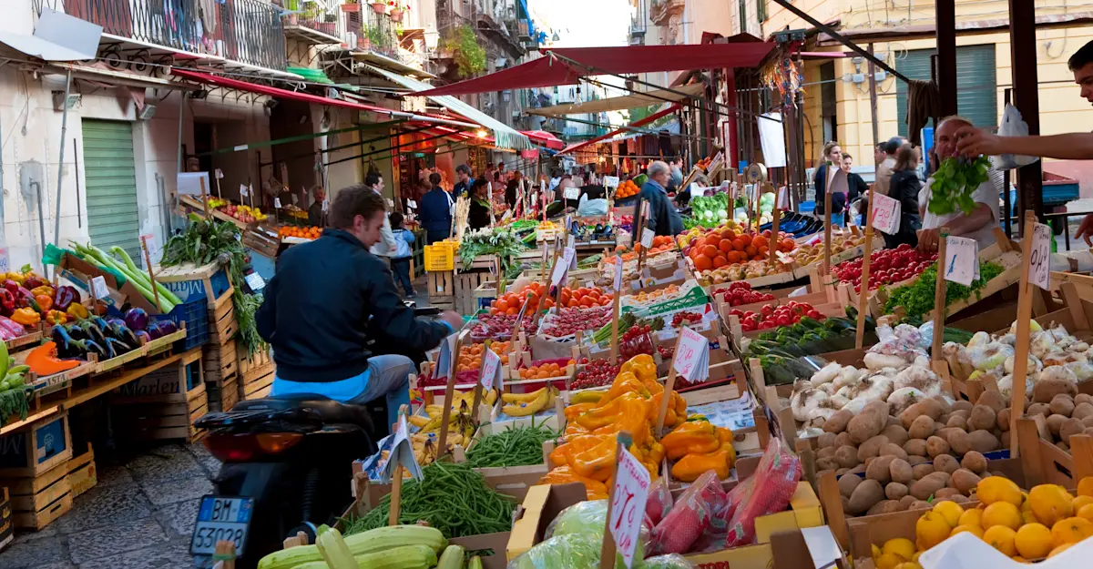 Mercato del Capo, Palermo, Sicily, Italy. 