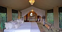 Guest tent at Nat Hab's Rhino Camp—Ol Pejeta Conservancy