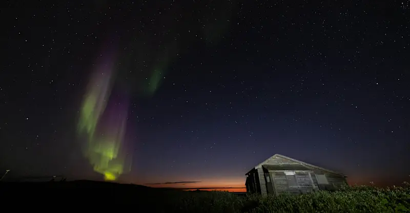 Northern lights, Churchill, Manitoba.