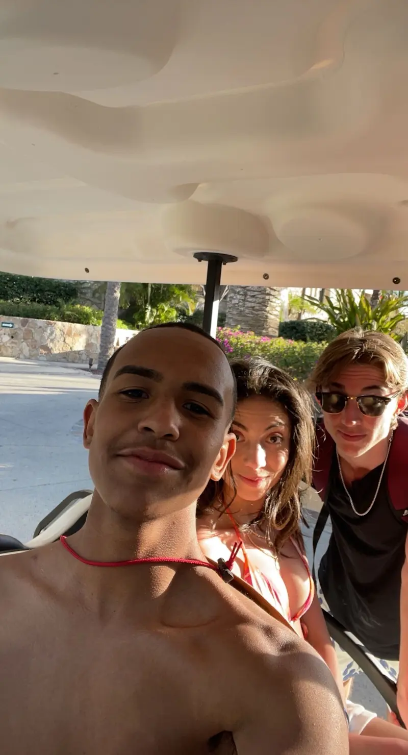 Trailing along Cabo San Lucas, Mexico.