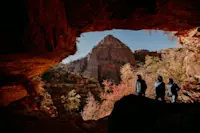 Nat Hab guests, Zion National Park, Utah.