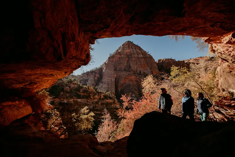 Nat Hab guests, Zion National Park, Utah.