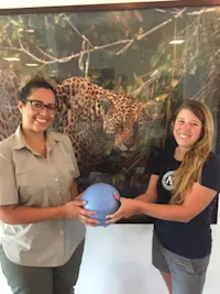 Visiting Caiman Lodge & Donating a OneWorld Soccer Ball to the community, Brazil.