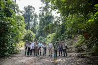 Nat Hag guests, Borneo.