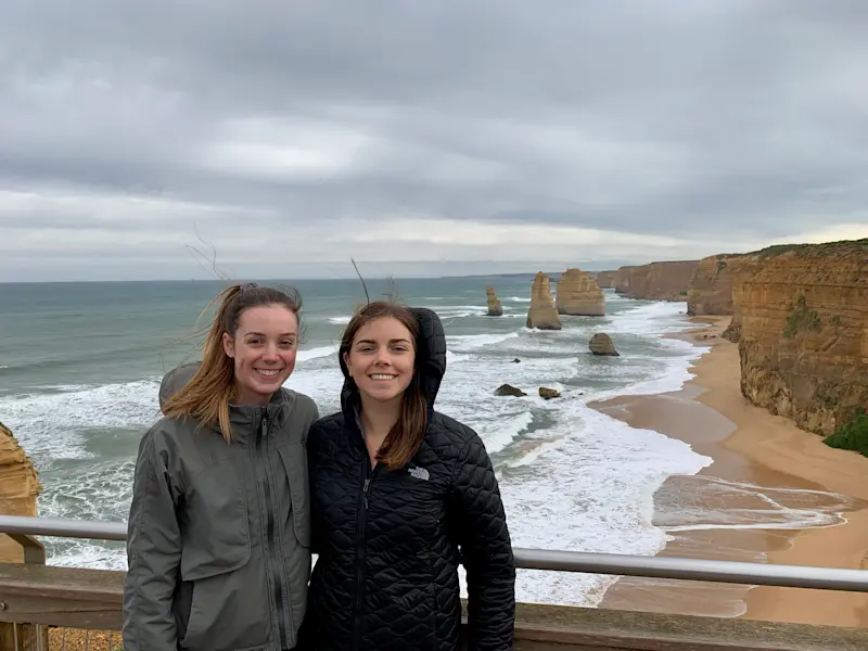 Lovely views along the Great Ocean road in Australia.