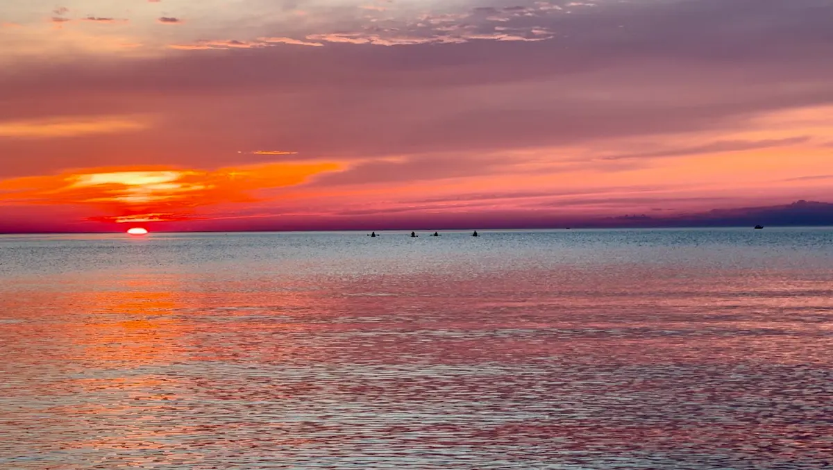 Where the lake feels more like an ocean, Lake Huron, Michigan.