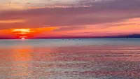 Where the lake feels more like an ocean, Lake Huron, Michigan.