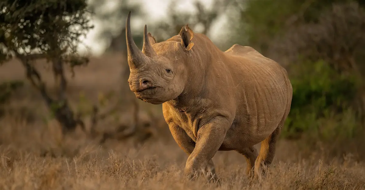Black rhino, Kenya.