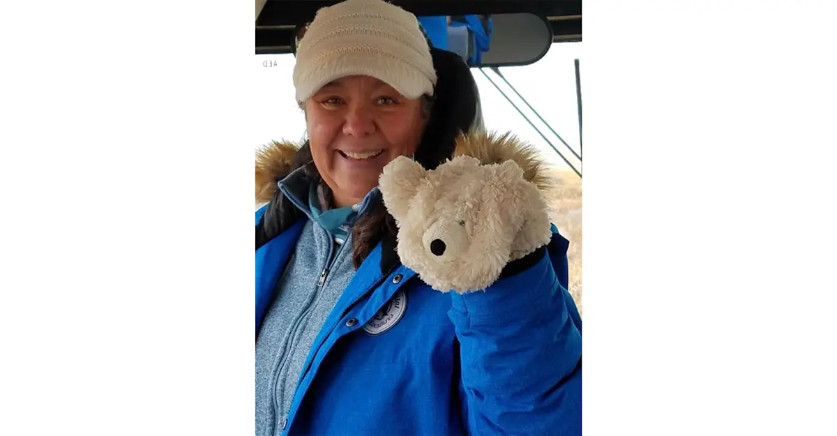 Aboard the Polar Rover, Churchill, Canada. 