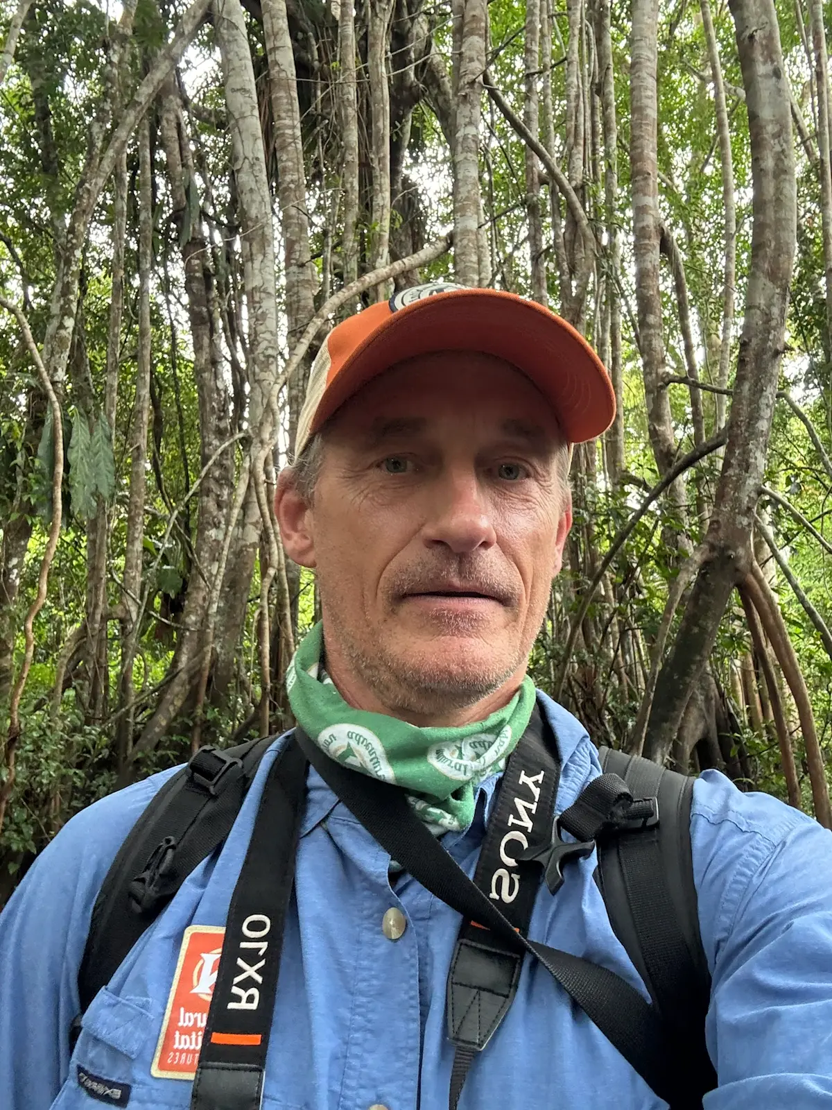 Surrounded by the roots of nature in Peru. 