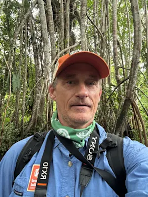 Surrounded by the roots of nature in Peru. 