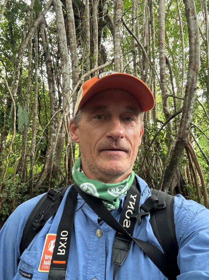Surrounded by the roots of nature in Peru. 