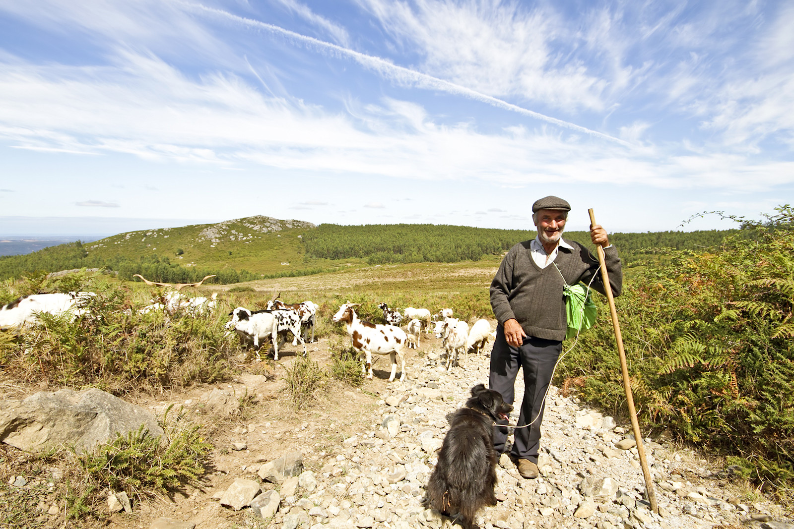 Shepherd, Serra da Estrela, Portugal.