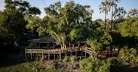 Viewing deck at Nat Hab's Pelo Camp