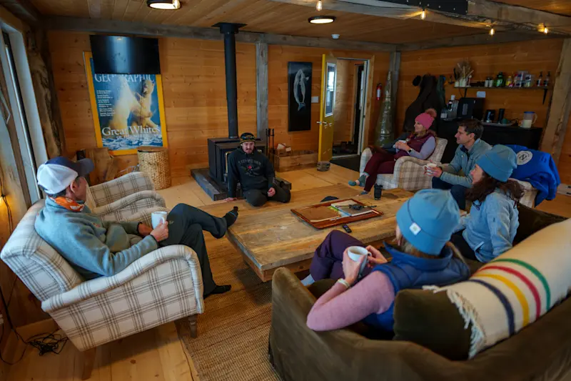 Nat Hab's Boreal Lounge, Churchill, Manitoba.