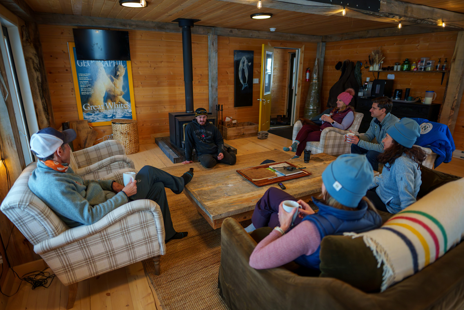 Nat Hab's Boreal Lounge, Churchill, Manitoba.