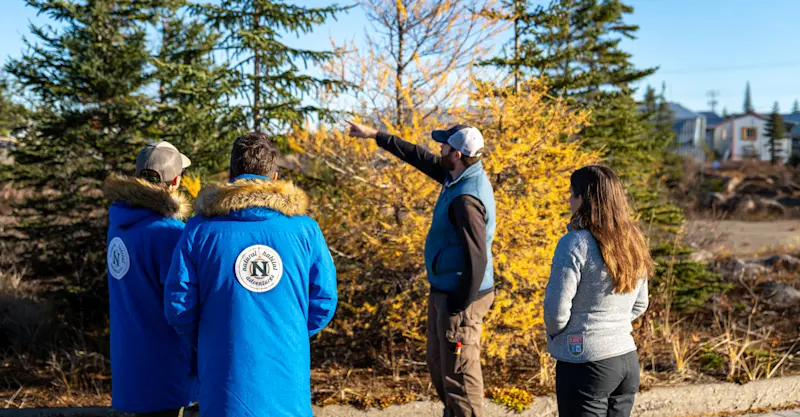 Walking tour, Churchill, Manitoba, Canada. 