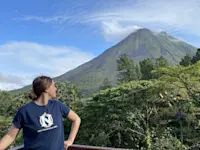 Gaining clarity at the Volcano Arenal in Costa Rica. 
