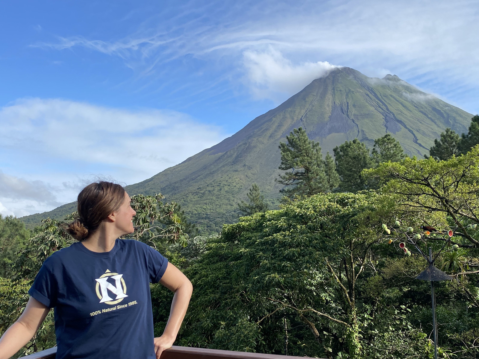Gaining clarity at the Volcano Arenal in Costa Rica. 