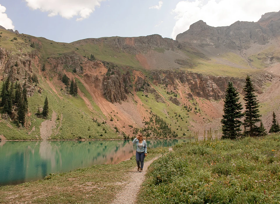 Blue Lake in Ridgeway Colorado.