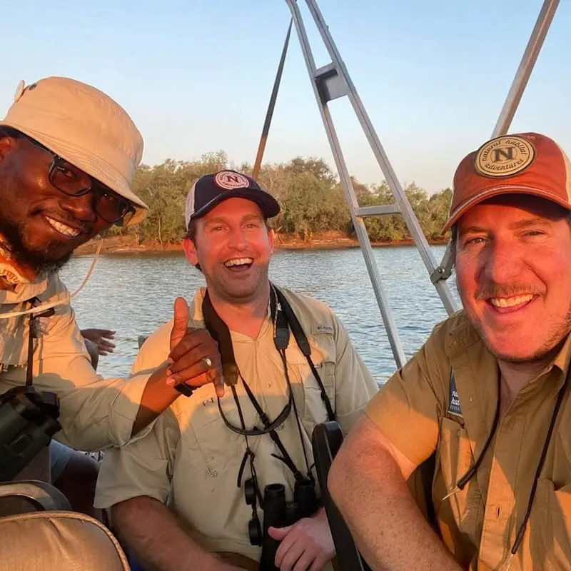 There’s no rush when you’re with great company on the river in Botswana.