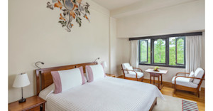 Forest View Room: These comfortable double rooms overlook the surrounding pine forests and feature a king bed