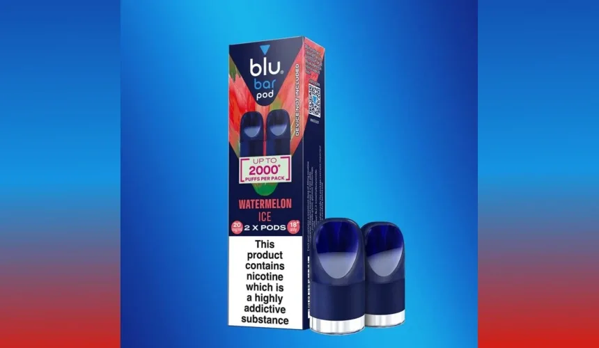 Blu bar pods Watermelon Ice | Image in article