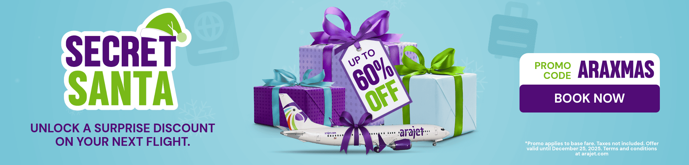 Christmas Promotion - Travel Discount (Web)