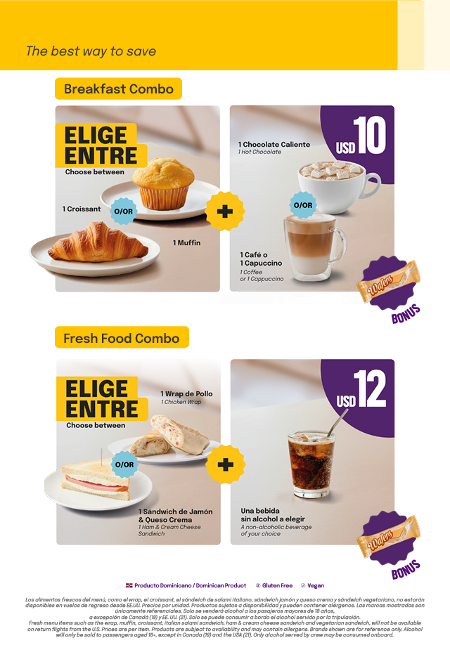 Menú Combos Parte 1