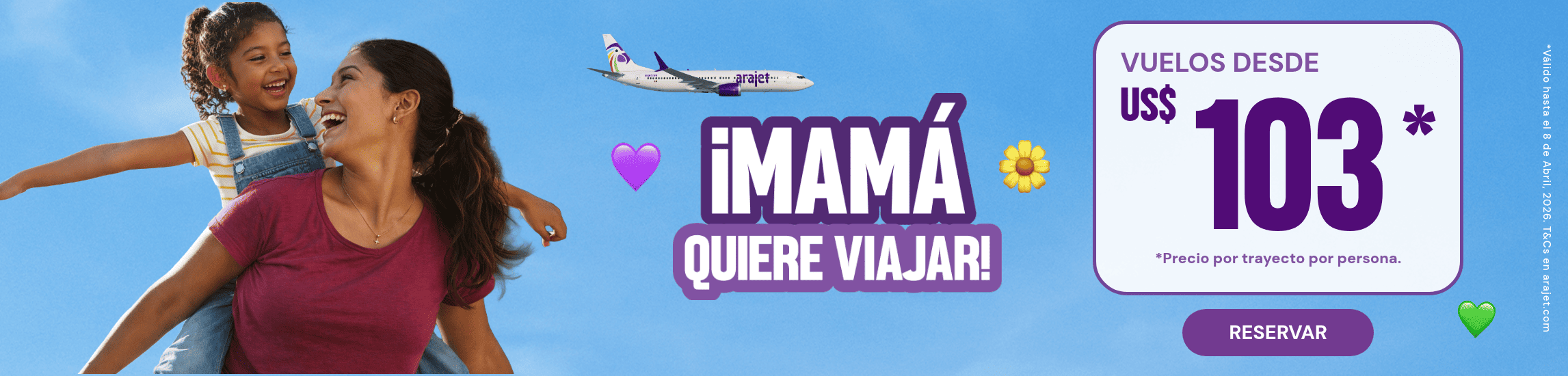 ¡Regálale el viaje que mamá merece!
