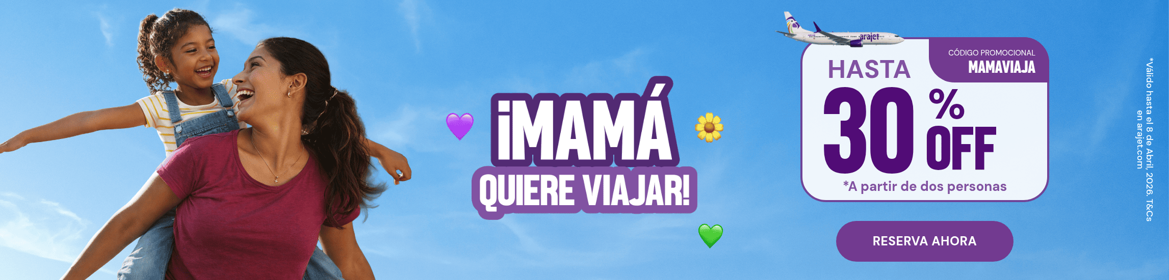 ¡Regálale el viaje que mamá merece!