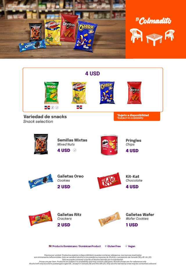 Menú El Colmadito