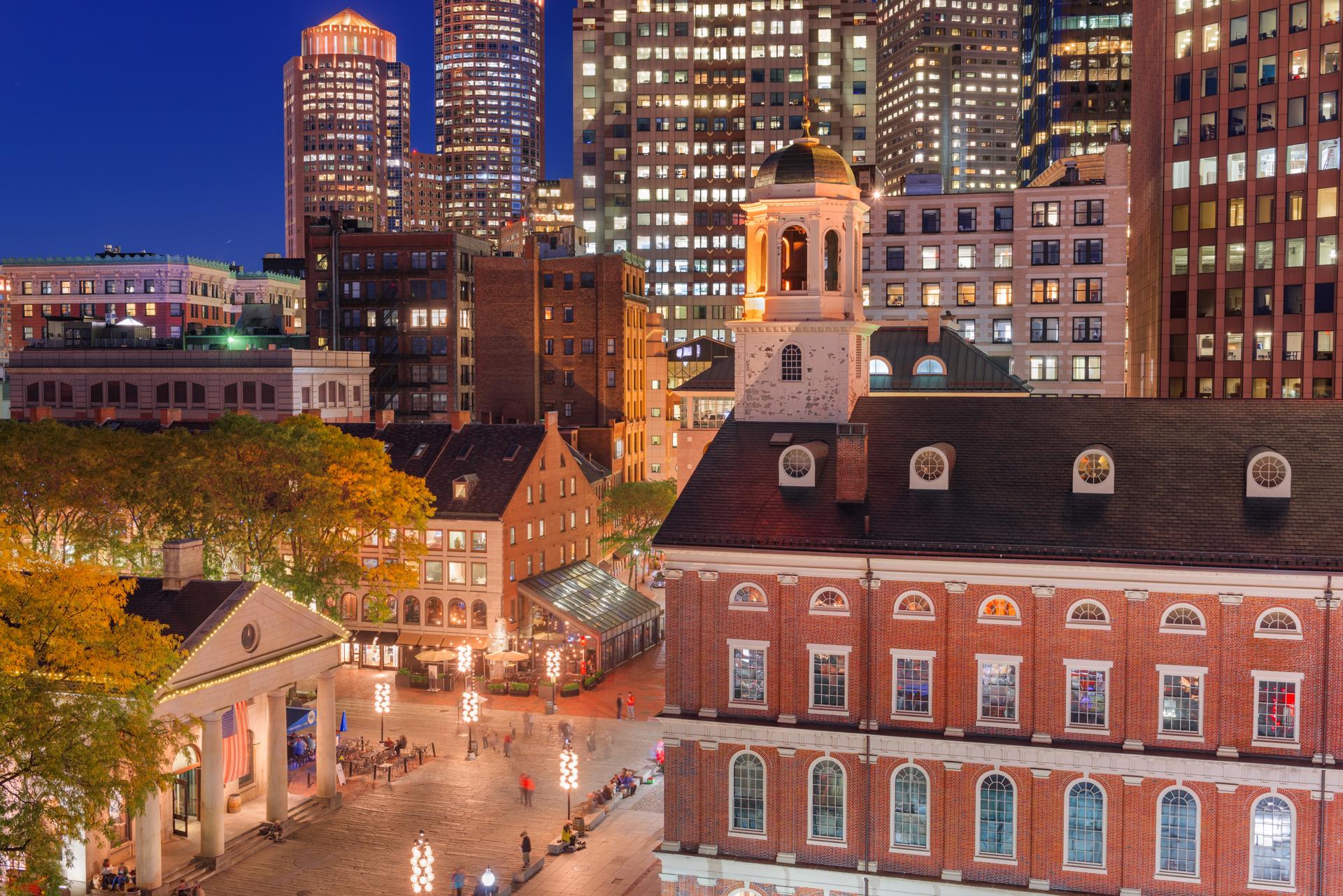 Quincy Market y Faneuil Hall
