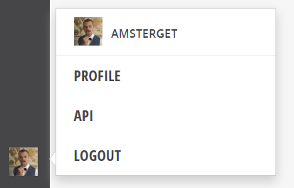 Profile page in our test automation reporting dashboard
