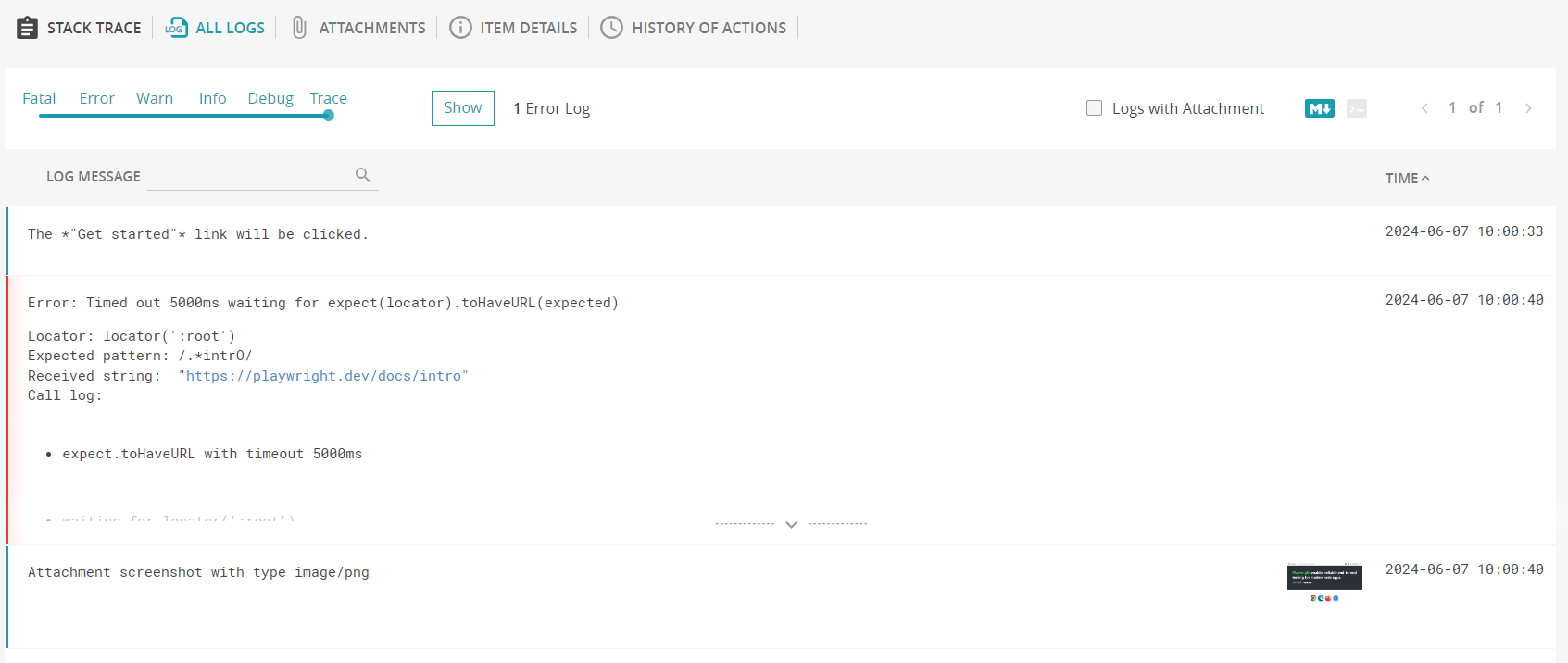 Providing TestCaseID 