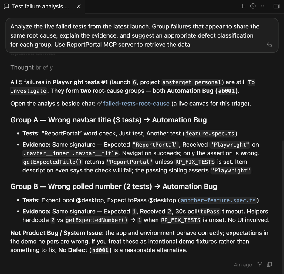 AI-assisted analysis
