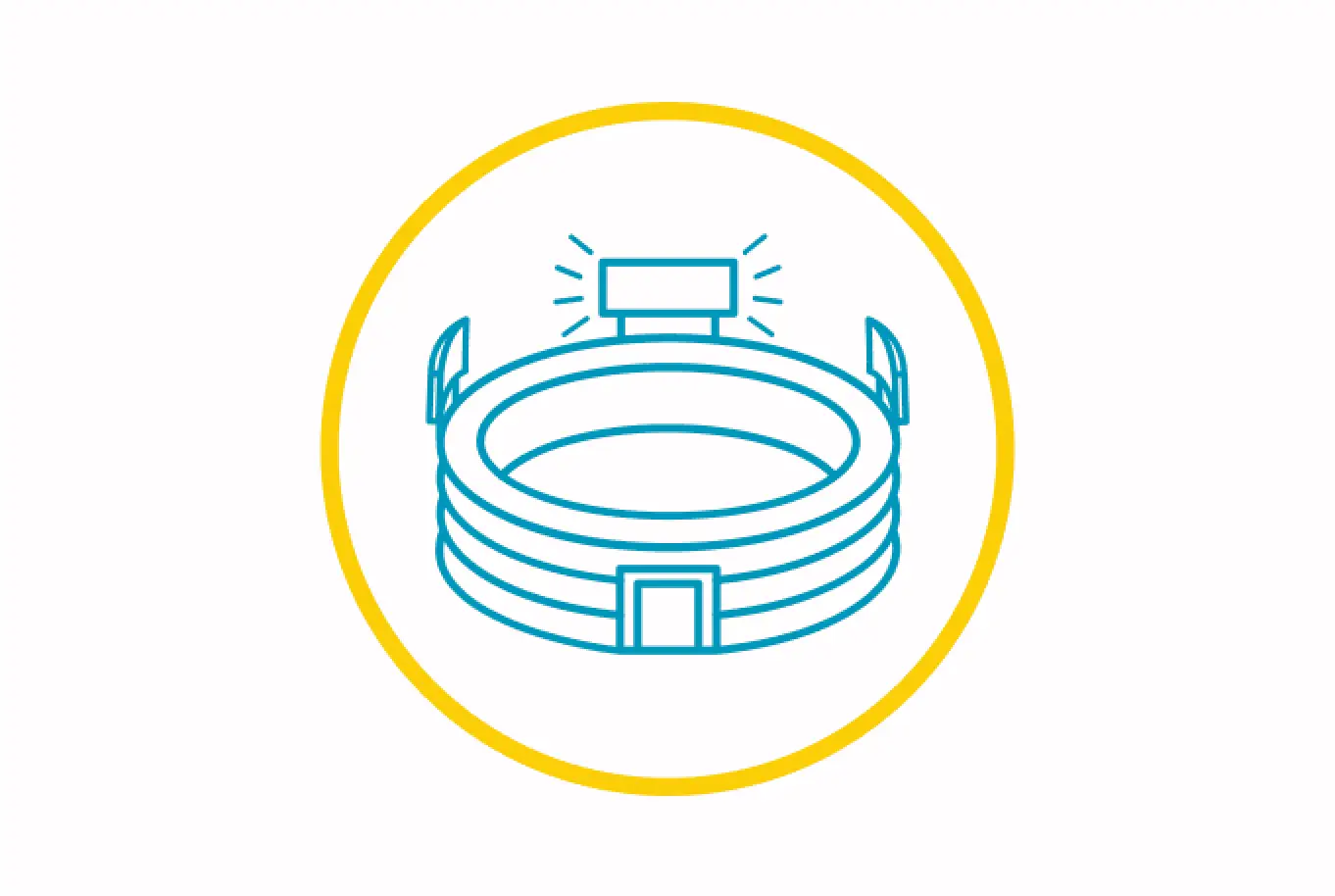 Icon of a stadium