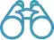 Icon of binoculars