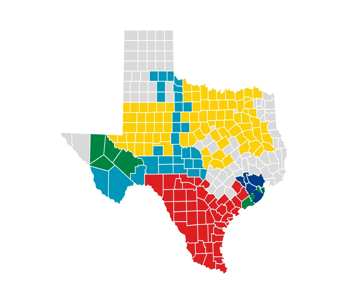 Map of Texas