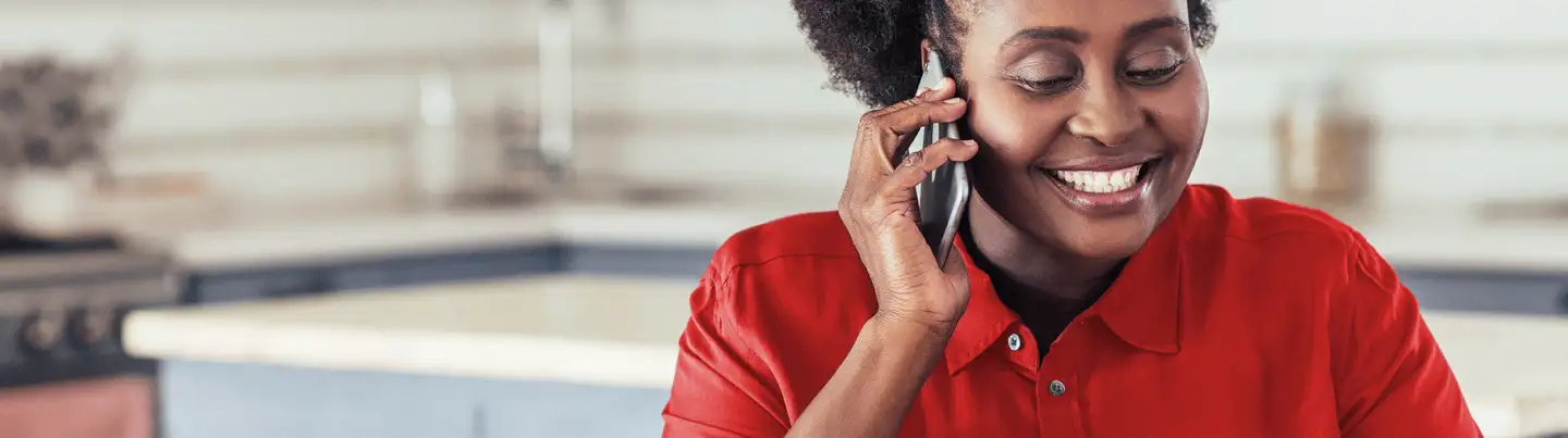 Image talking on the phone