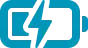 icon of a battery half charged