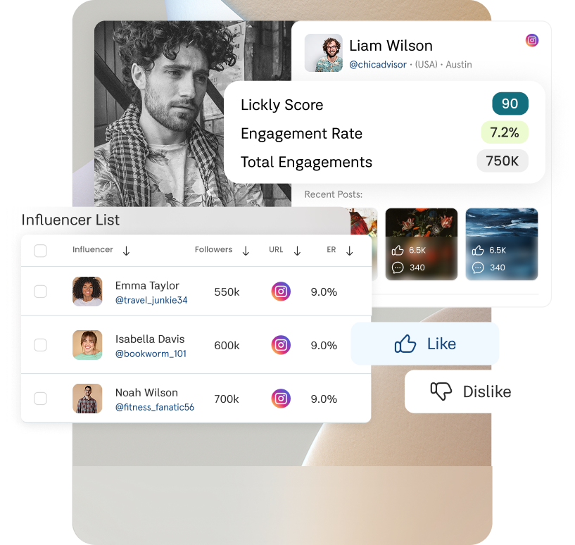 Influencer Discovery — AI-matched creator recommendations