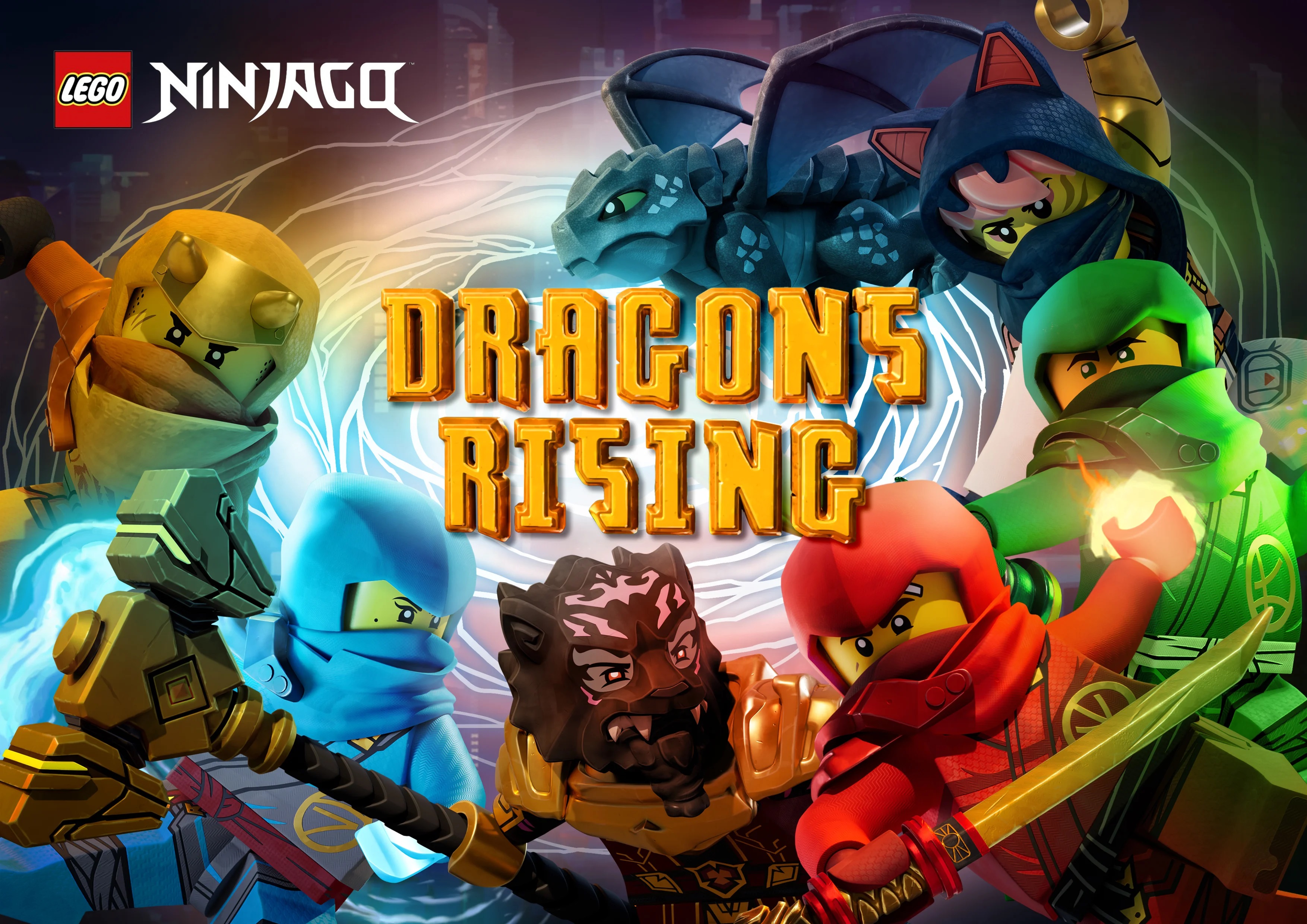 LEGO-Ninjago-Dragons-Rising-Poster-Complete